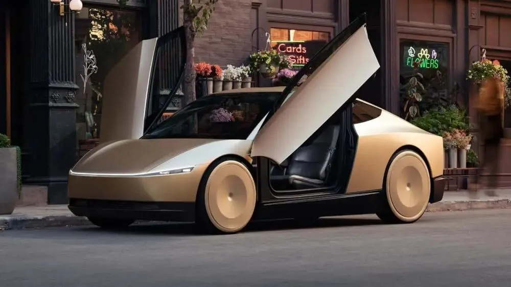 Tesla apresenta Cybercab, robotáxi elétrico sem volante e pedais