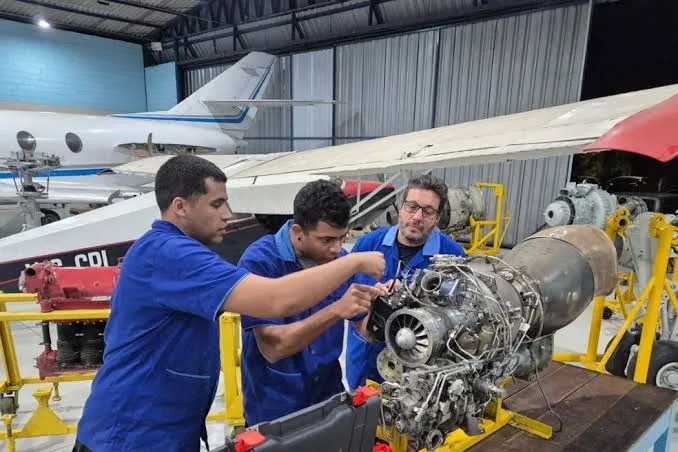 Taubaté abre inscrições para curso gratuito de manutenção de aeronaves