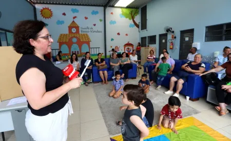 Crianças atendidas na Estação Evoluir participam da 1ª Semana da Saúde Bucal em Jacareí