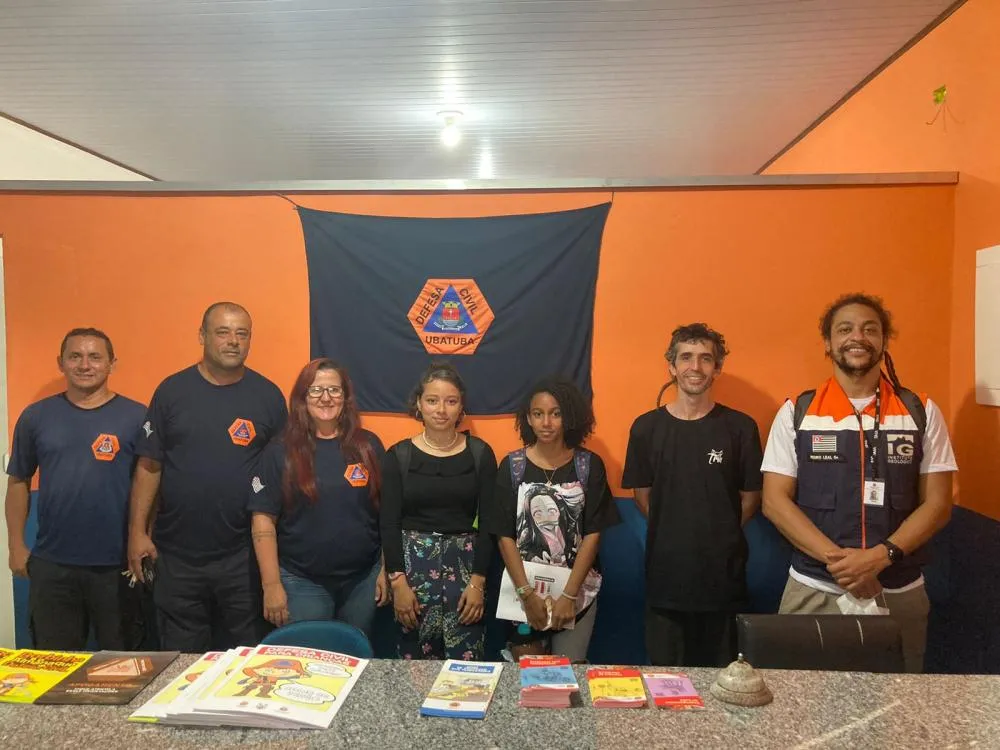 Defesa Civil leva ações de prevenção para escola quilombola de Ubatuba