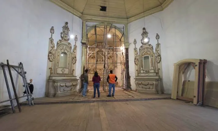 Capela do Pilar terá investimento de R$ 2 milhões em obras de recuperação estrutural em Taubaté