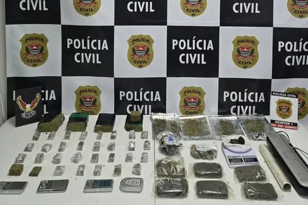 Polícia prende suspeito de vender drogas pela internet e realizar entregas em São José dos Campos