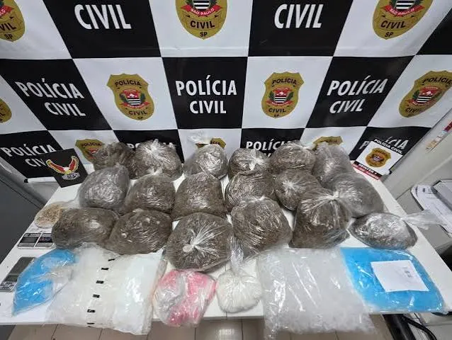 Polícia Civil apreende quase 18 quilos de drogas e prende uma pessoa em São José dos Campos