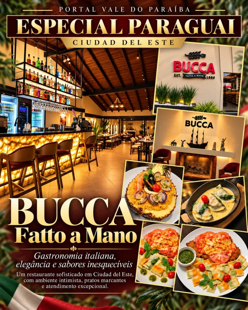 Especial Paraguai – Ciudad del Este: BUCCA Fatto a Mano encanta com massas artesanais, sofisticação e hospitalidade