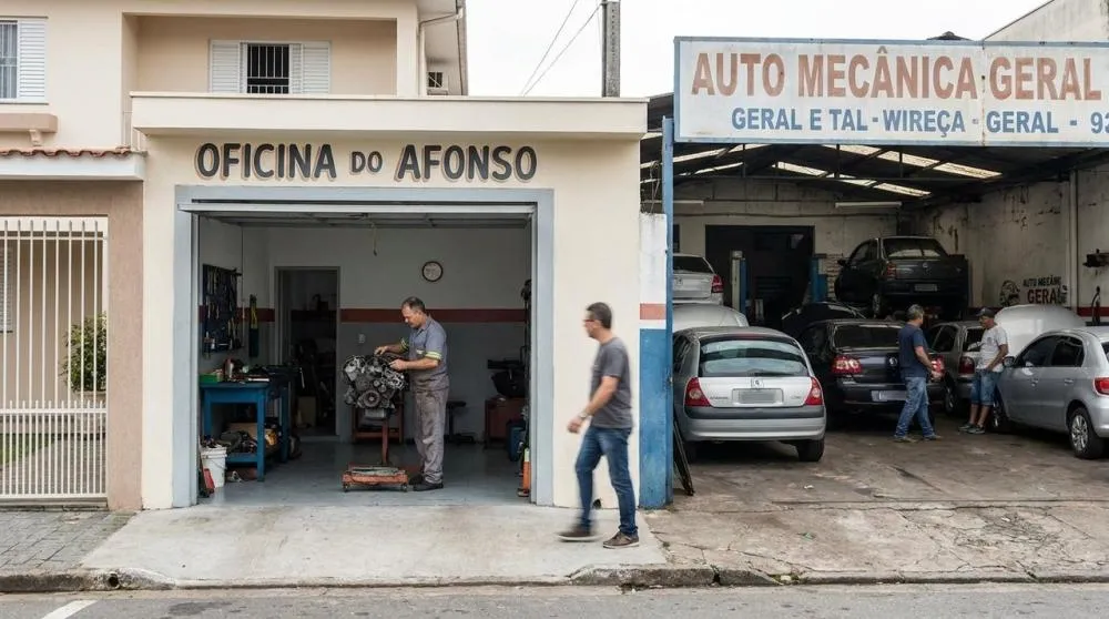 Morador de Caraguatatuba transforma garagem em oficina para reformar e doar cadeiras de rodas a quem precisa