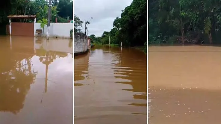 Moradores enfrentam alagamentos pelo segundo dia consecutivo em Atibaia e ficam com água até os joelhos