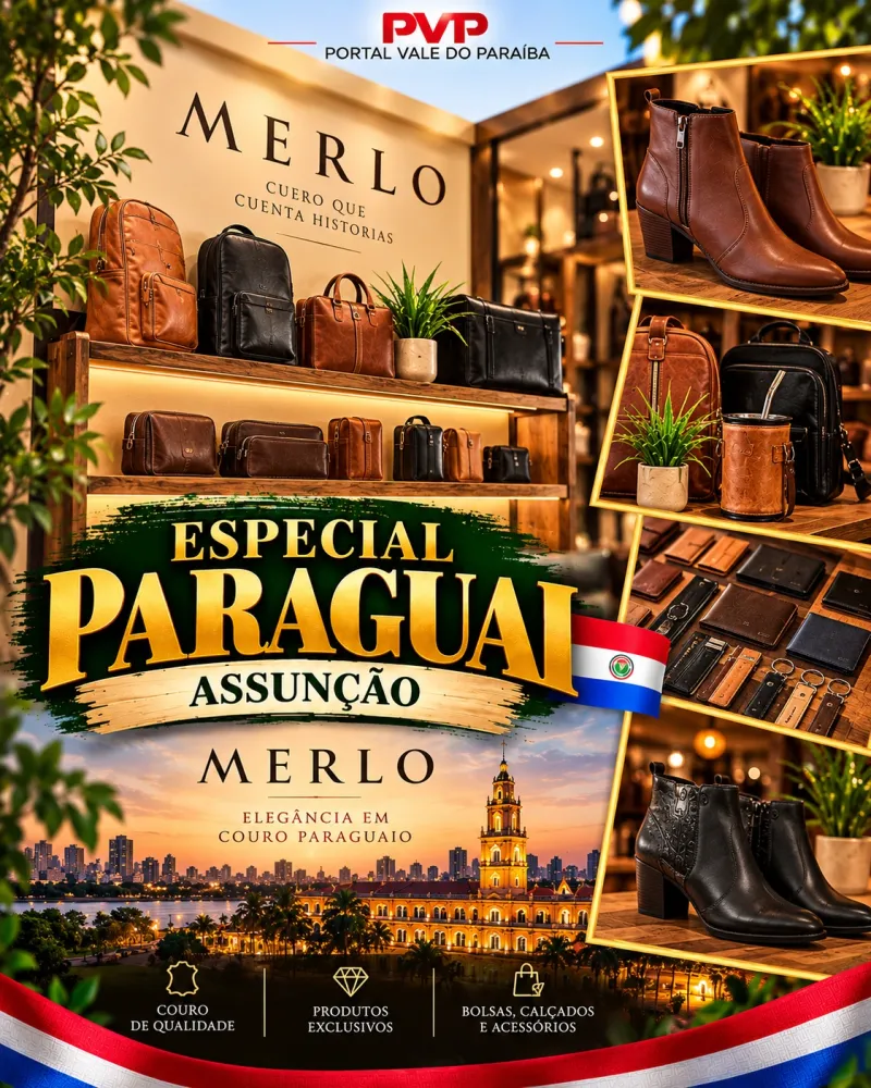Especial Paraguai – Assunção: Merlo surpreende com elegância, qualidade e versatilidade dos produtos em couro paraguaio