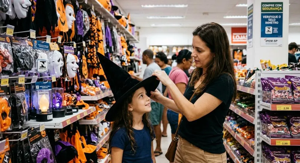 Halloween: Ipem-SP orienta consumidores sobre segurança na compra de fantasias, máscaras, doces e acessórios