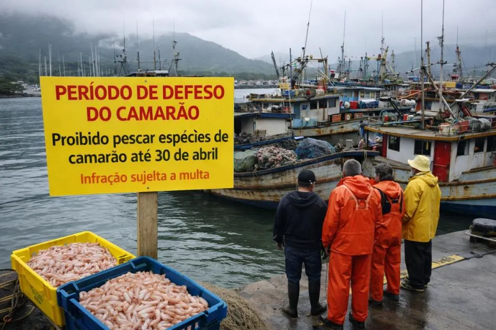 Período de defeso do camarão começa no Litoral Norte de São Paulo