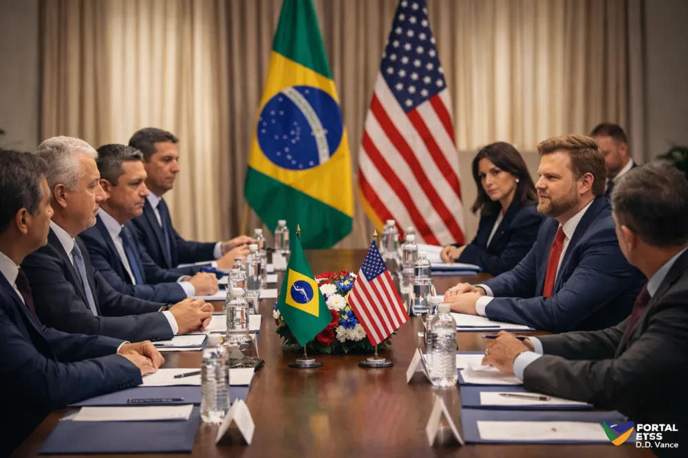 Brasil avalia entrar em aliança internacional de minerais críticos após reunião com vice-presidente dos EUA