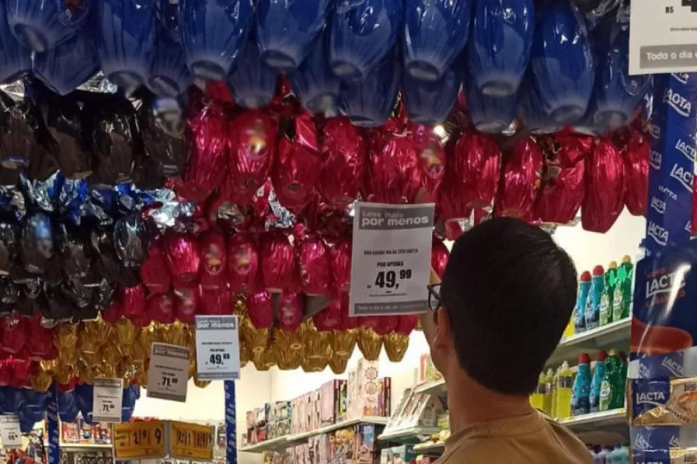 Preços de ovos de Páscoa variam até 67% em Taubaté e diferença chega a R$ 27, aponta Procon