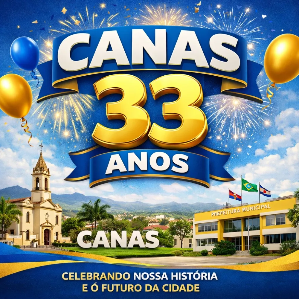 Canas celebra 33 anos de emancipação política e destaca avanços no município