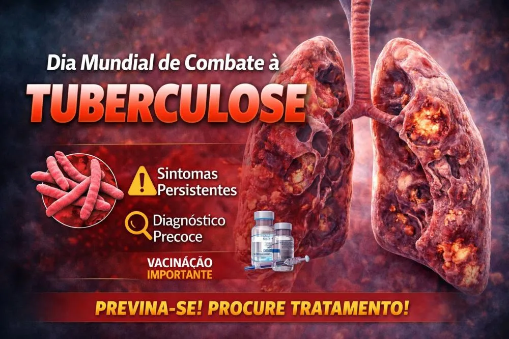 Dia Mundial de Combate à Tuberculose: casos crescem nos últimos 20 anos e acendem alerta no Brasil.