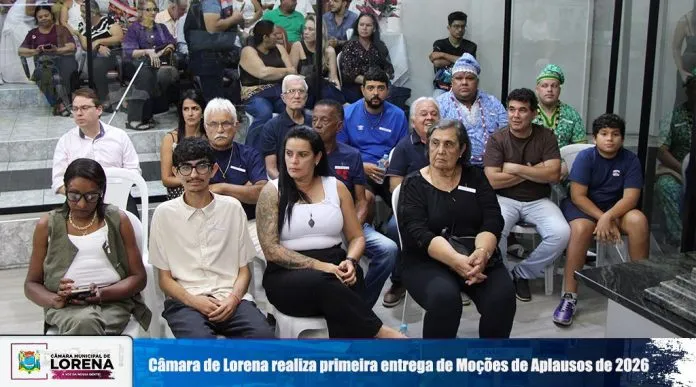 Câmara de Lorena realiza primeira entrega de Moções de Aplausos de 2026