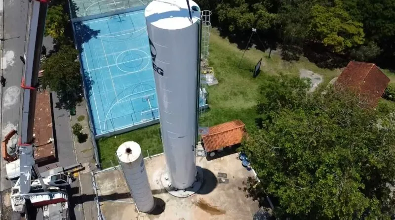 Novo reservatório amplia capacidade de abastecimento de água no Parque Santa Clara, em Guaratinguetá