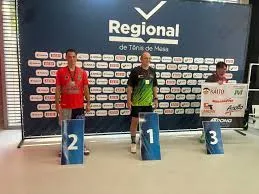 Pindamonhangaba conquista 14 medalhas no Campeonato Valeparaibano de Tênis de Mesa