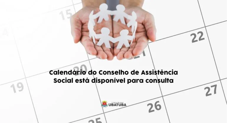 Calendário de reuniões do COMAS de Ubatuba já está disponível para consulta