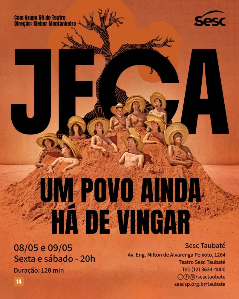 Musical inspirado em “Refazenda”, de Gilberto Gil, chega ao Sesc Taubaté 
