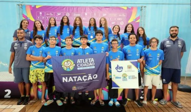 Natação do Atleta Cidadão conquista pódios e se destaca em torneio estadual em Santo André