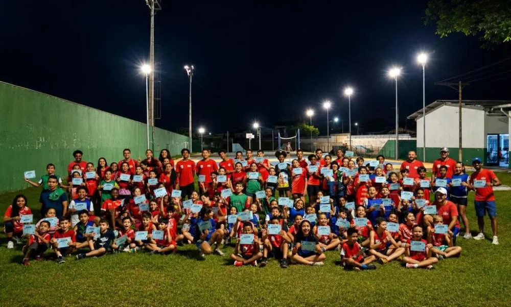 Secretaria de Esportes de Pindamonhangaba participa do Kid’s Athletics Day 2026