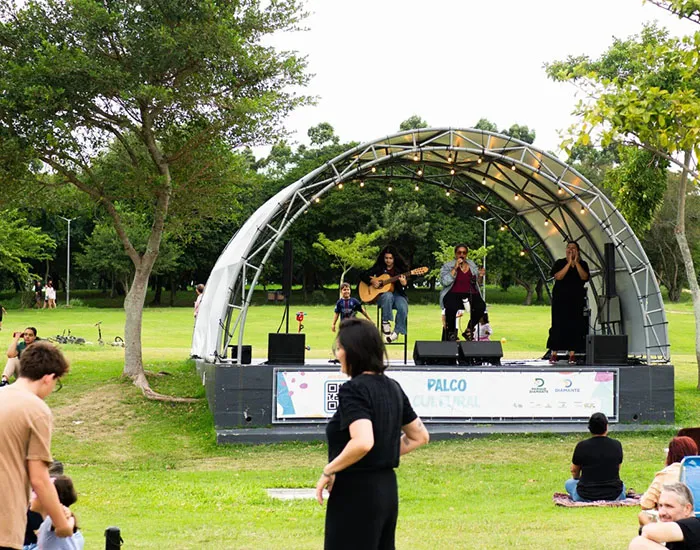 Domingo no Parque reúne grande público com cultura, música e lazer em Pinda