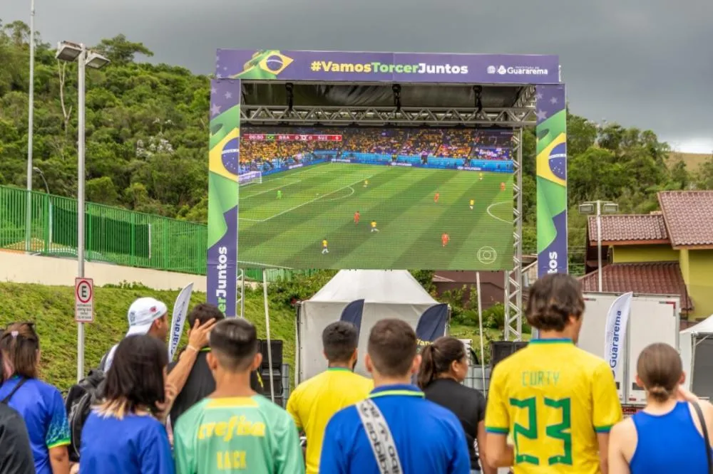 Prefeitura prepara nova transmissão dos jogos do Brasil na Praça do Quartel
