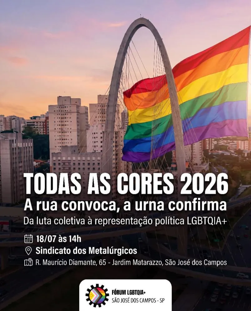 Festival Todas as Cores chega à terceira edição em São José dos Campos com debates, cultura e defesa dos direitos da população LGBTQIA+