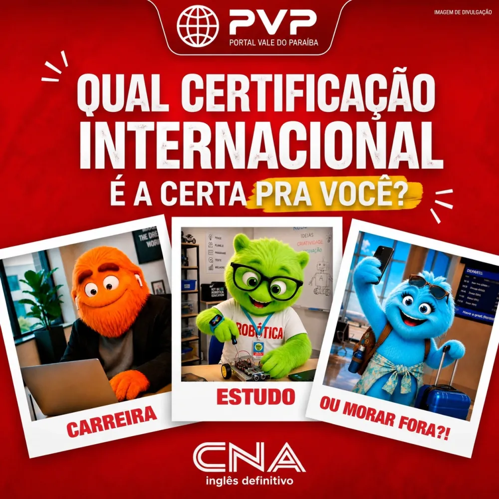CNA Taubaté Centro prepara alunos para certificações internacionais que abrem portas para universidades e carreiras no exterior