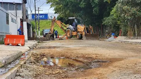 Prefeitura de Taubaté inicia instalação de aduelas de concreto em obra antienchente na Avenida do Povo
