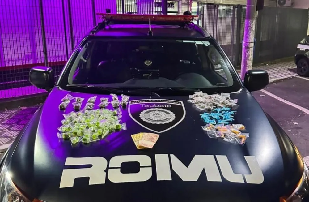 Guarda Civil de Taubaté prende homem por tráfico durante patrulhamento próximo a PEV