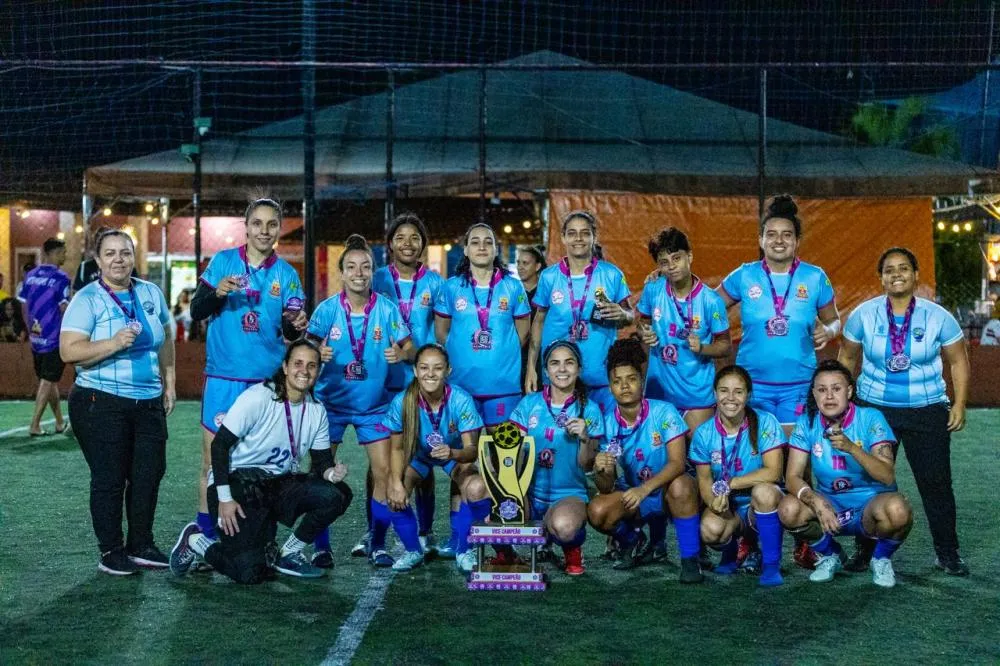 Futebol feminino de Caraguatatuba conquista vice-campeonato na Copa Sartori de Fut-7